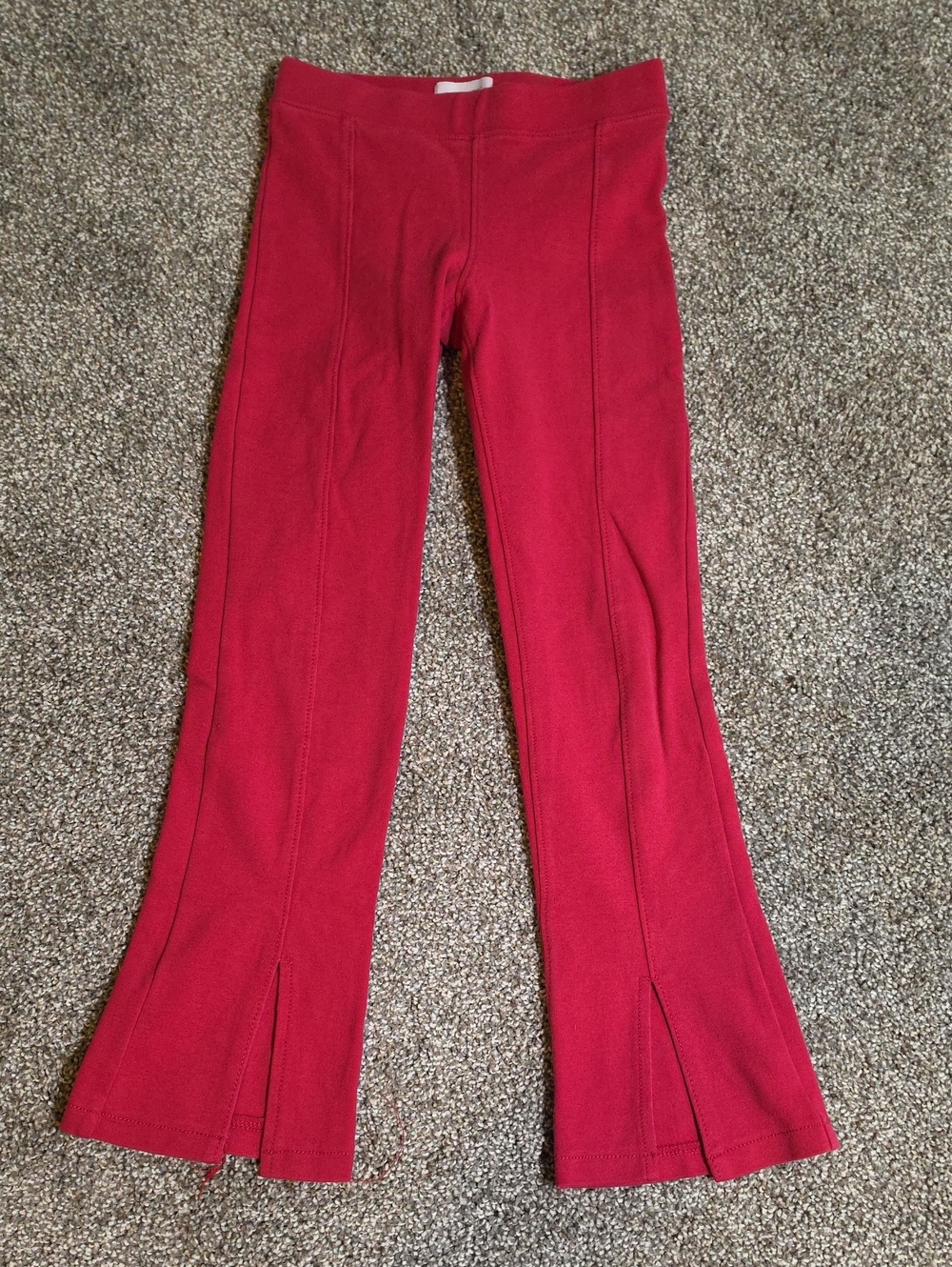 The Children's Place Red Flare Front-Seam Leggings